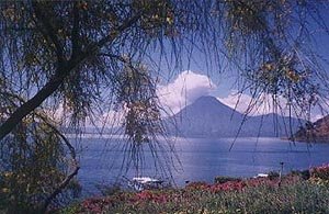Foto del lago Atitlan