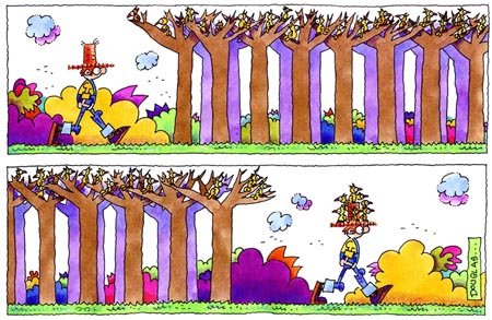 Dibujo de Douglas Wright
