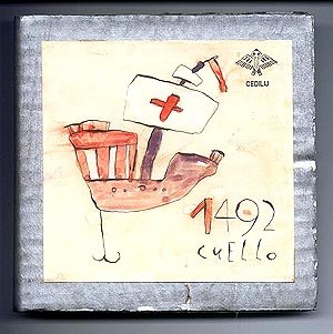 Tapa de 1492, de Jorge Cuello, edición artesanal del CEDILIJ