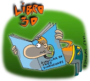 "Libro 3 D", por Douglas Wright