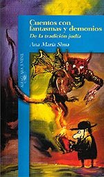 Portada de "Cuentos con fantasmas y dimenios. De la tradición judía"