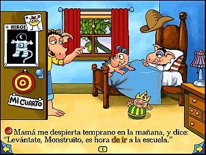 Primera pantalla del cuento