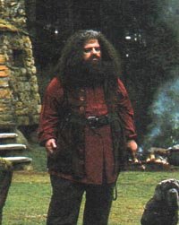 Rubeus Hagrid (Robbie Coltrane), Guardián de las Llaves y Terrenos de Hogwarts