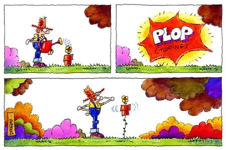Dibujo de Douglas Wright