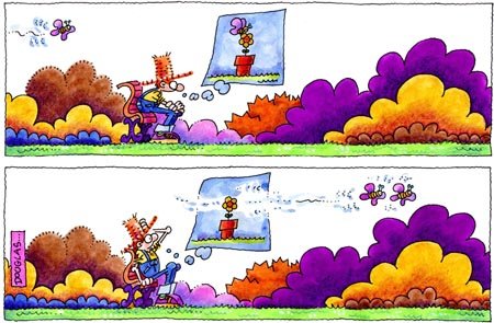 Dibujo de Douglas Wright