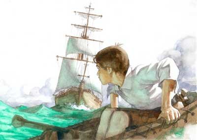 La isla del tesoro. Ilustración de Ignacio Noé