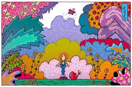 Dibujo de Douglas Wright