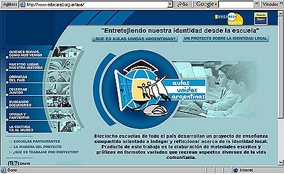 Página inicial del proyecto en la Web