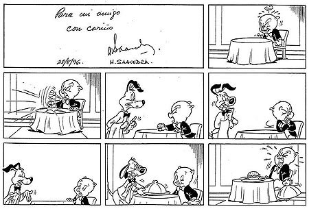 Dibujo de Horacio Saavedra