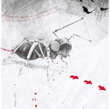 Dibujo de Mariana Baizán