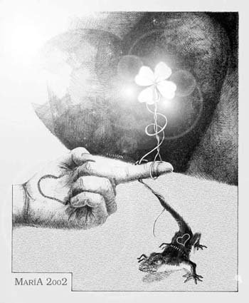 Dibujo de Mariana Baizán