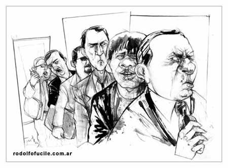Dibujo de Rodolfo Fucile
