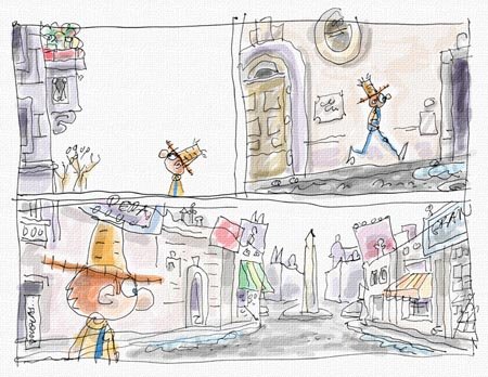 Dibujo de Douglas Wright