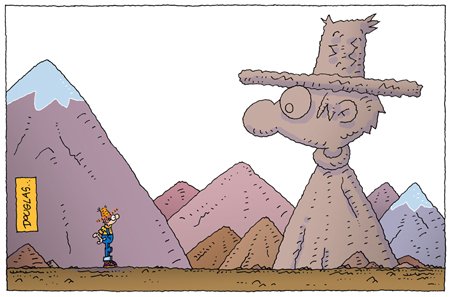 Dibujo de Douglas Wright